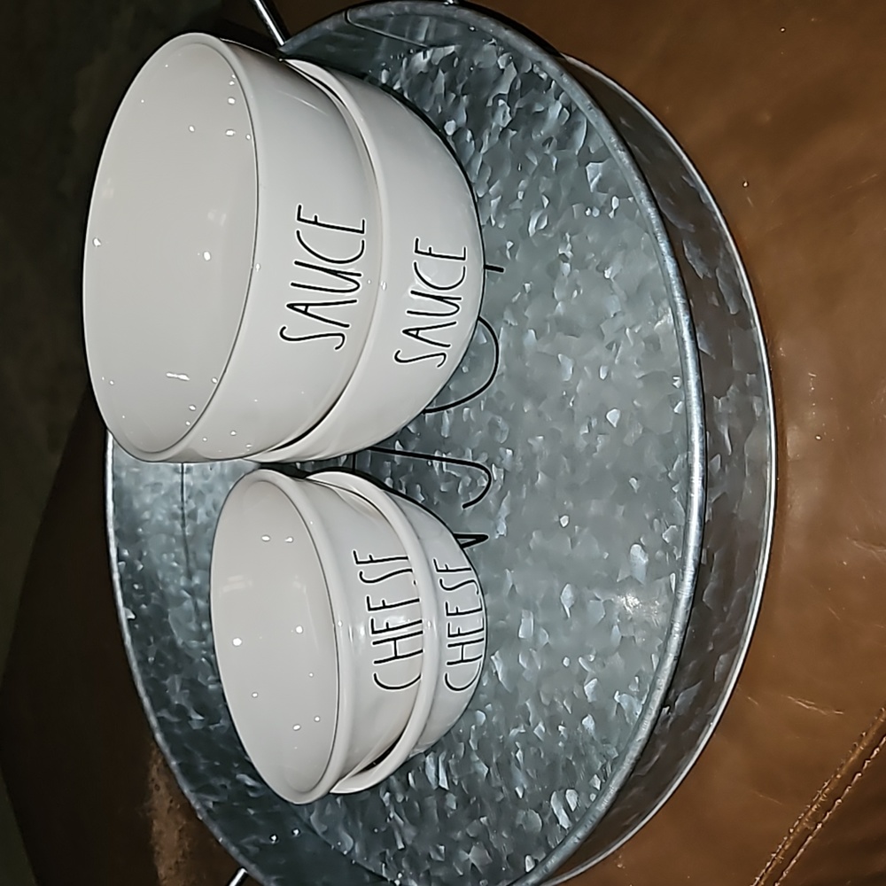 Rae  Dunn, Set of Cheese and Sauce Bowls